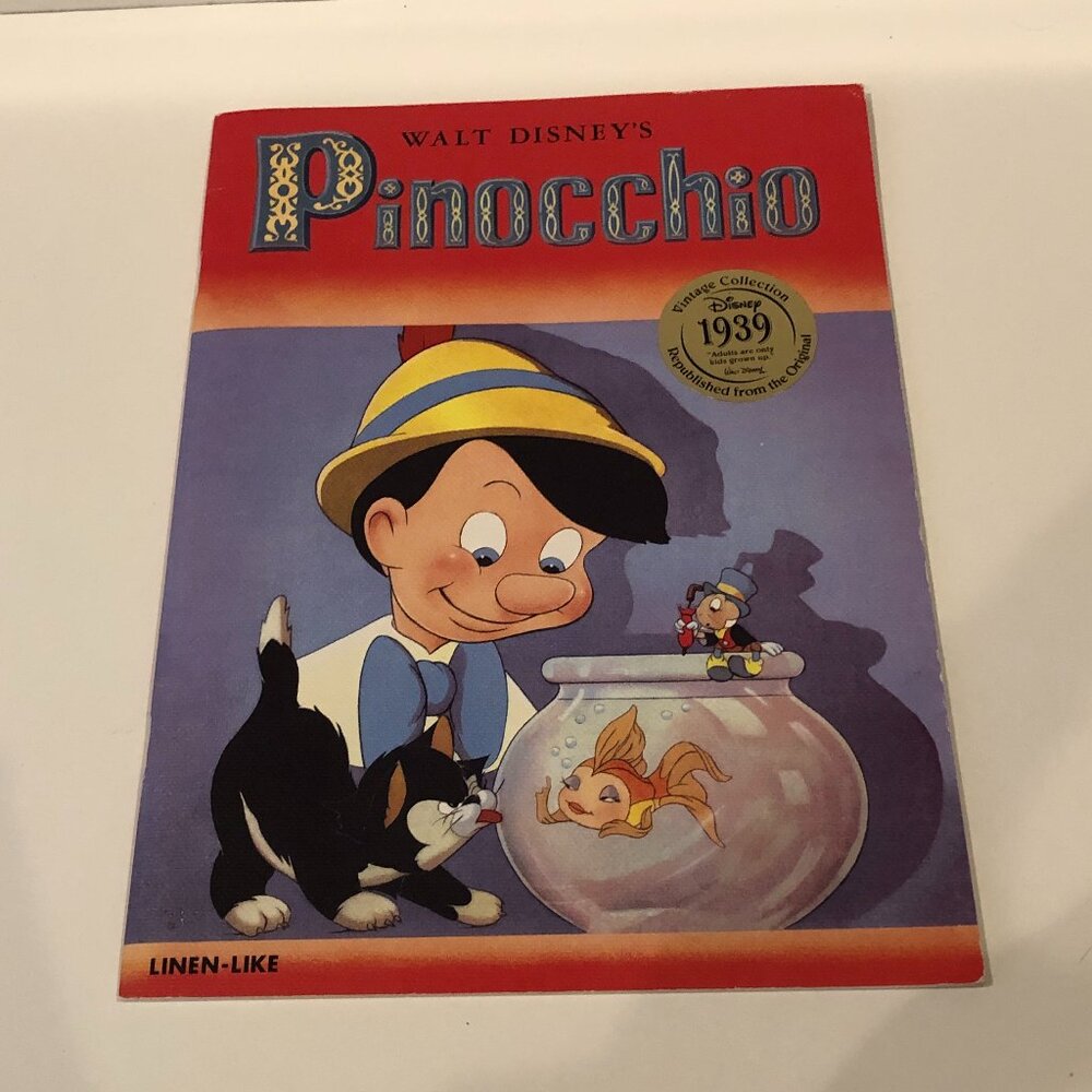 Disney Picnocchio Children's Book